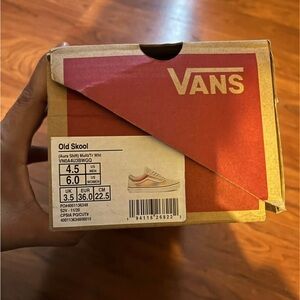 Vans Old Skool Sneakers - White and Tan